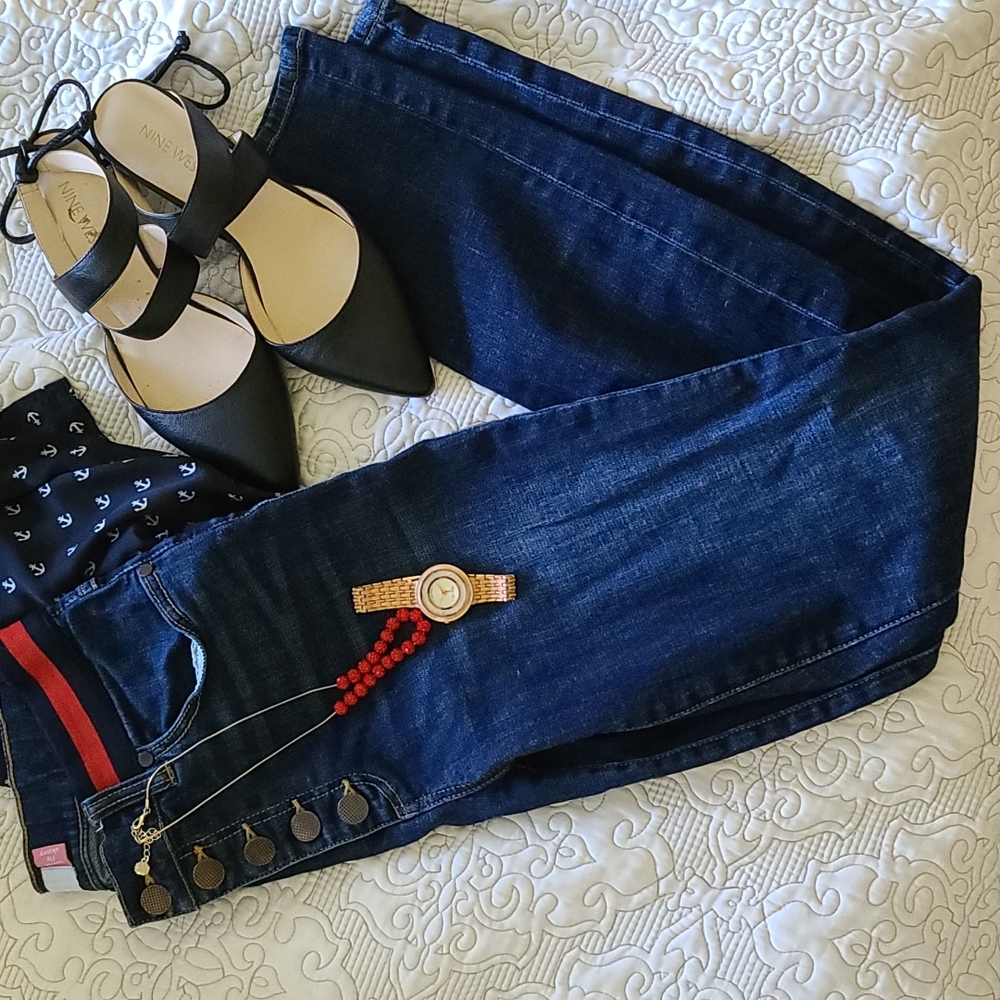 CAbi Button Fly Skinny Jean